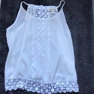 Lace, silk, sleeves top